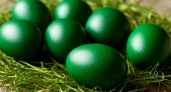 "Изумрудные" яйца на Пасху: красивый цвет яйцам придадут 2 травы — давно забытый метод