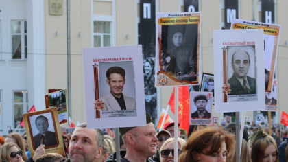 В Усолье-Сибирском прошел «Бессмертный полк»